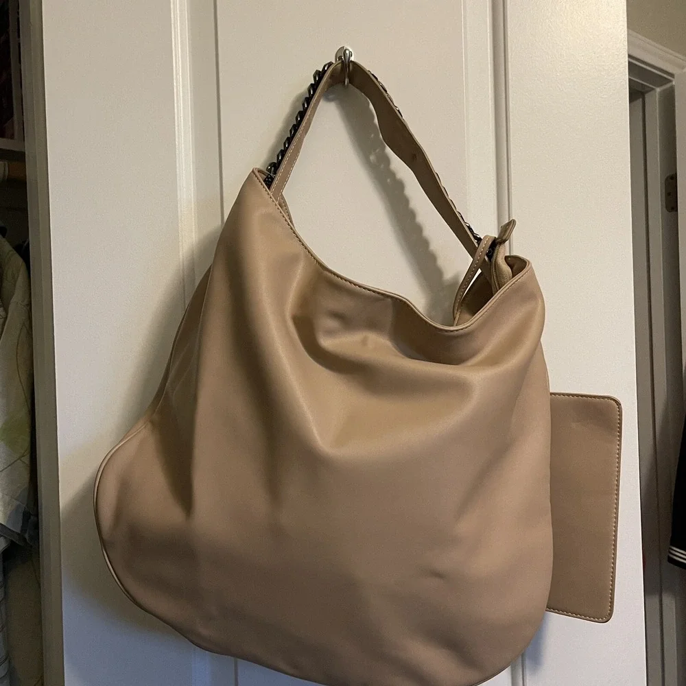 Urban Expressions Light Tan Tote Satchel Hobo Bag With Wallet Chain Strap Macy's
